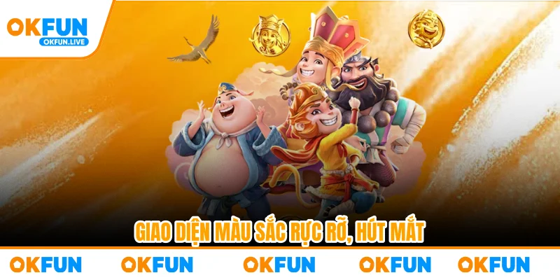 Giao diện màu sắc rực rỡ, hút mắt