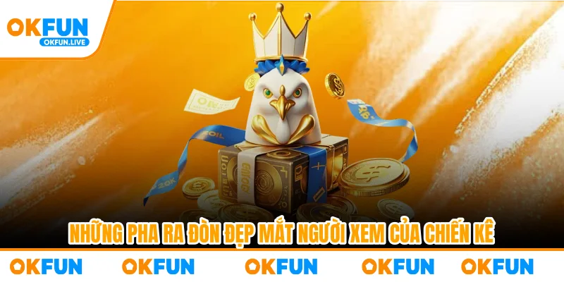 Những pha ra đòn đẹp mắt người xem của chiến kê